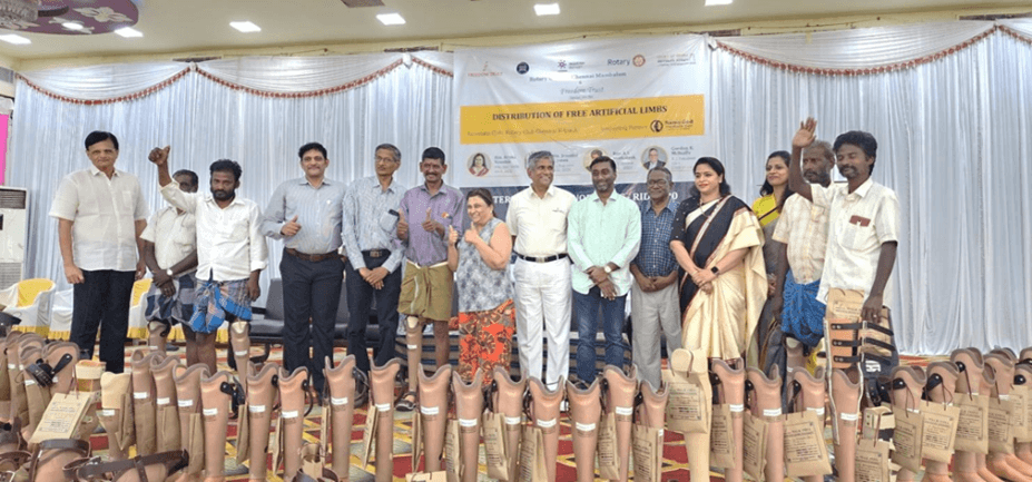 June 23 Walk India distribution for Rotary Club at Korattur  2