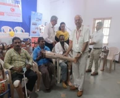 July 23 Walk India distribution for Kaleesuwari Foundation at Mysore 4