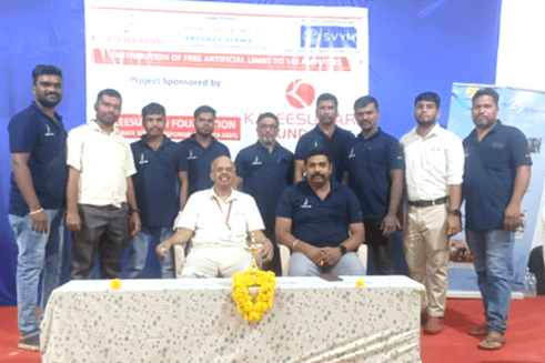 July 23 Walk India distribution for Kaleesuwari Foundation at Mysore 2