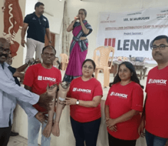 Jan 25 Walk India distribution for Lennox at Madurai